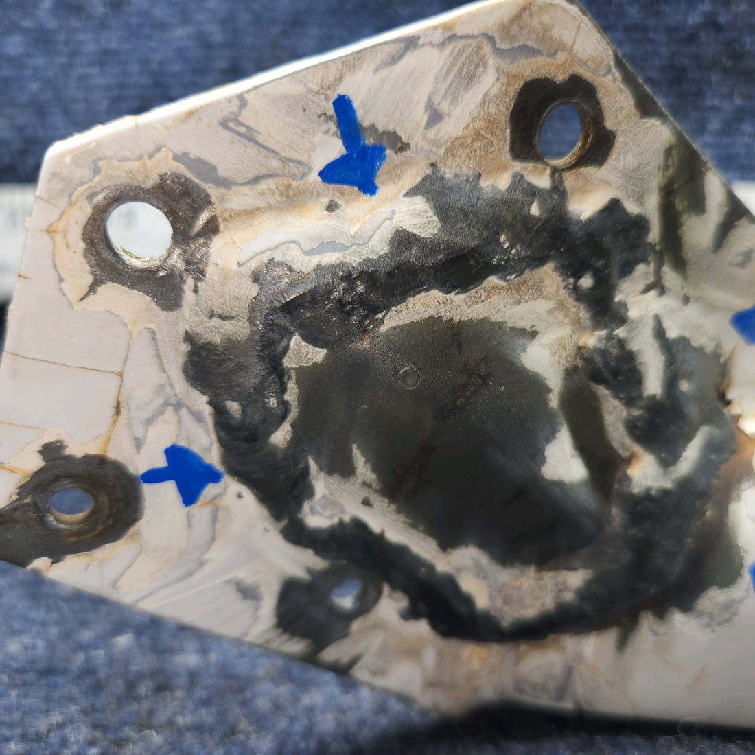 Used aircraft parts for sale, 65384-000 Piper PA28-140 Cabin Step - has repair