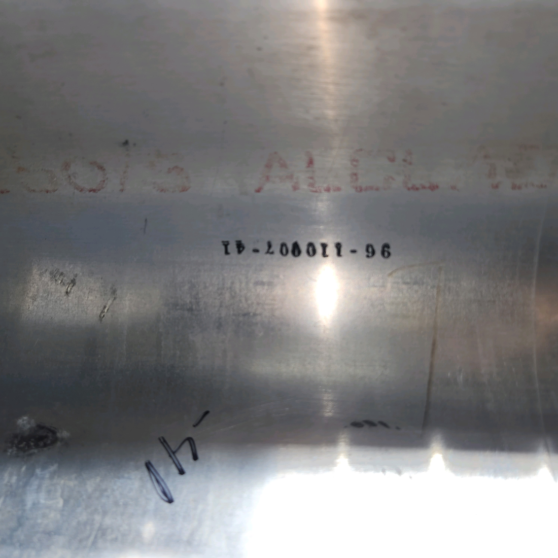 Used aircraft parts for sale, 96-110007-41 BEECHCRAFT 95-55B Inboard Leading Edge Skin – LH