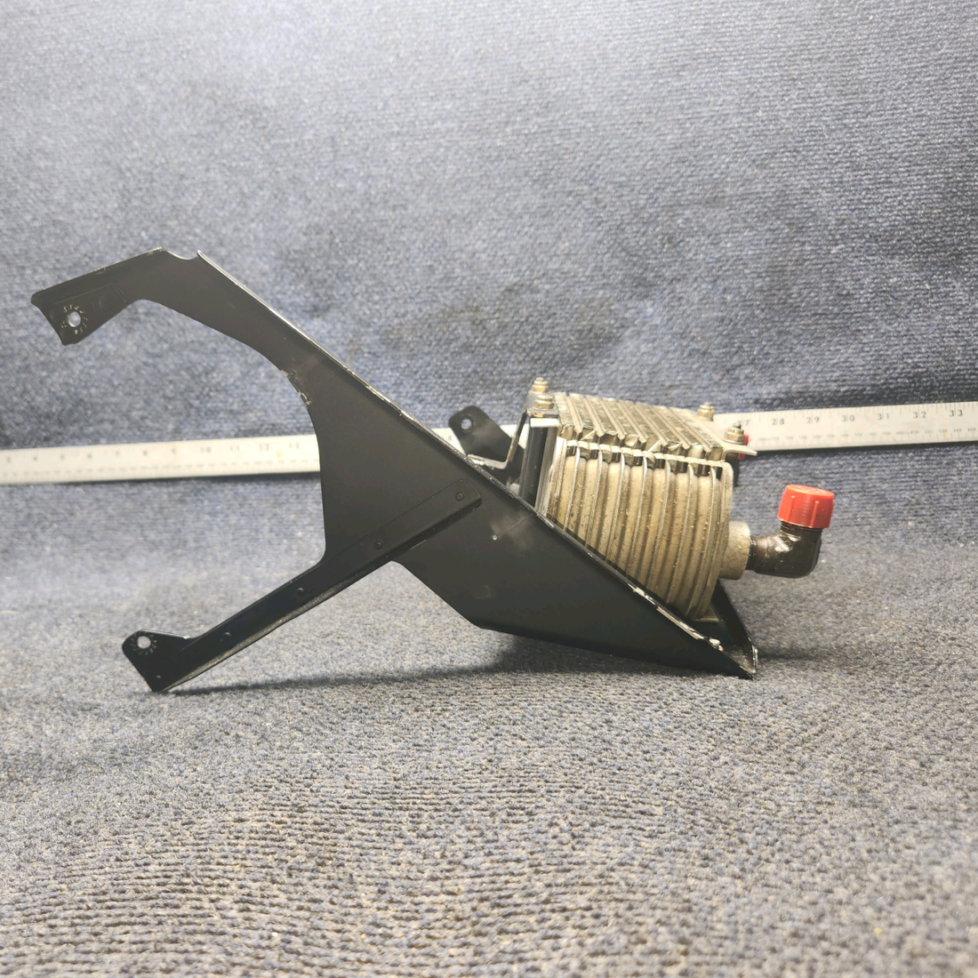 Used aircraft parts for sale, 21182-00, 21183-00, 21184-00 PIPER PA-24-250 Oil Cooler with Brackets