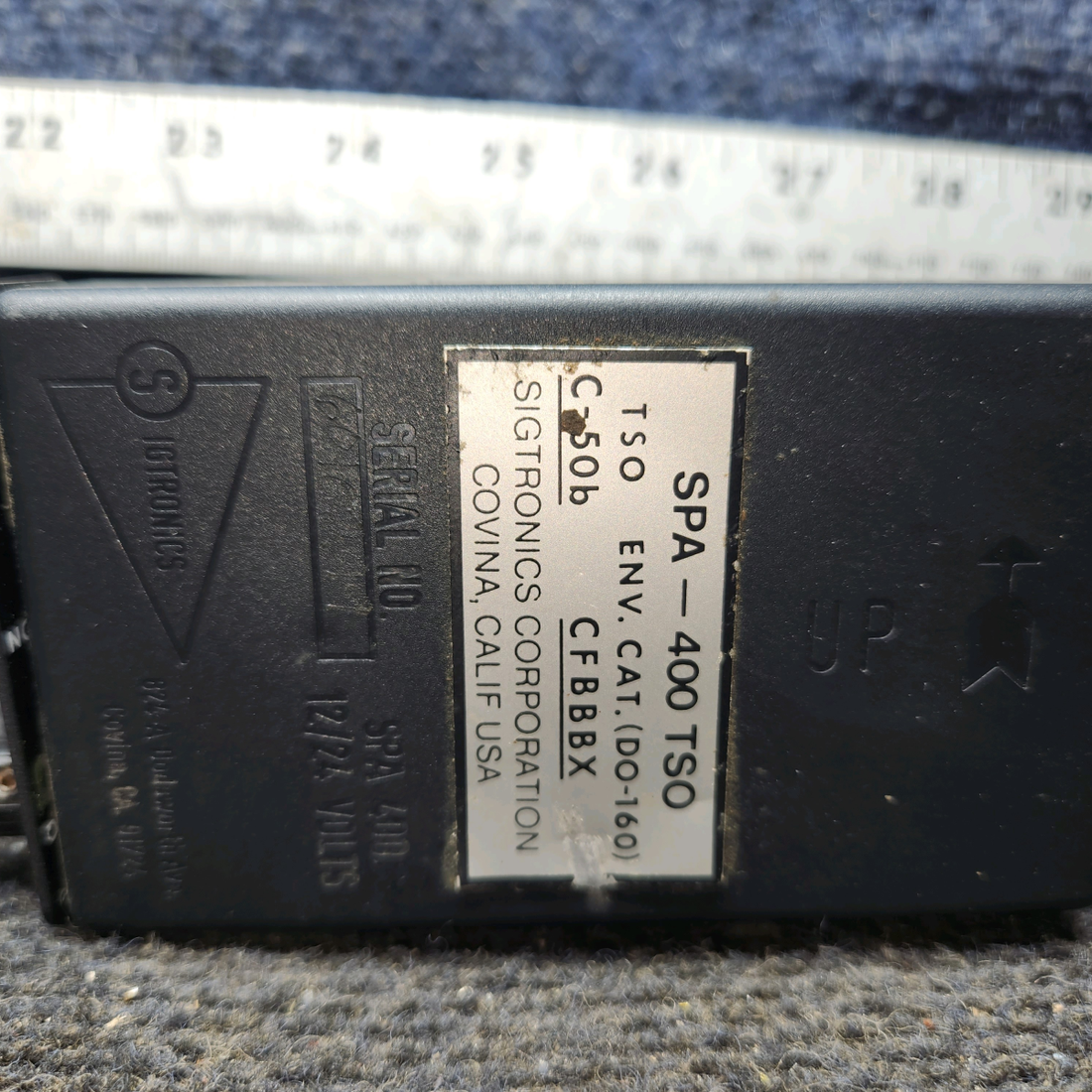 Used aircraft parts for sale, SPA-400 Sigtronics Beechcraft 35-33 Four-Place Intercom