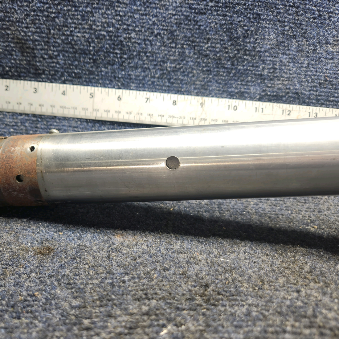 Used aircraft parts for sale, 35-524041-602 Beechcraft F35 Control Column Assembly With Hanger, Knees, Links