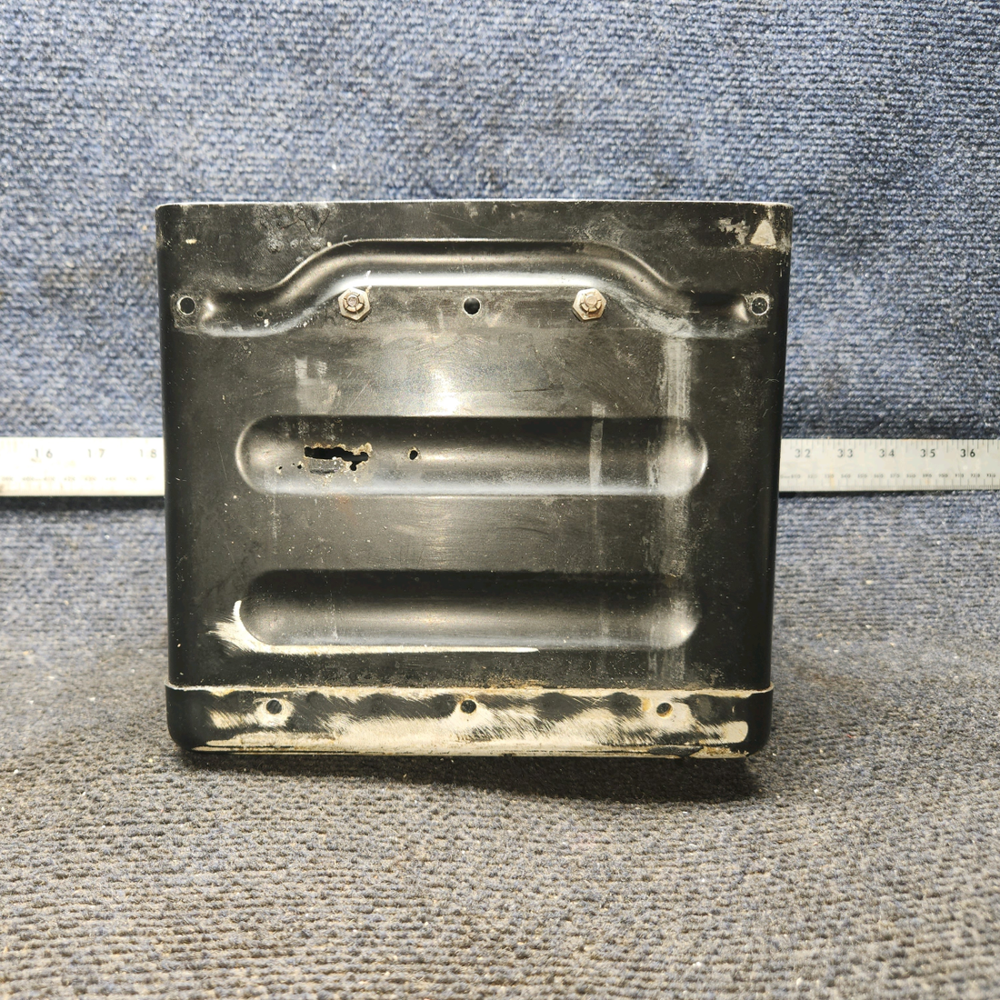 Used aircraft parts for sale, 0413307-18 Cessna 172E Battery Box Assembly (Minus Lid)