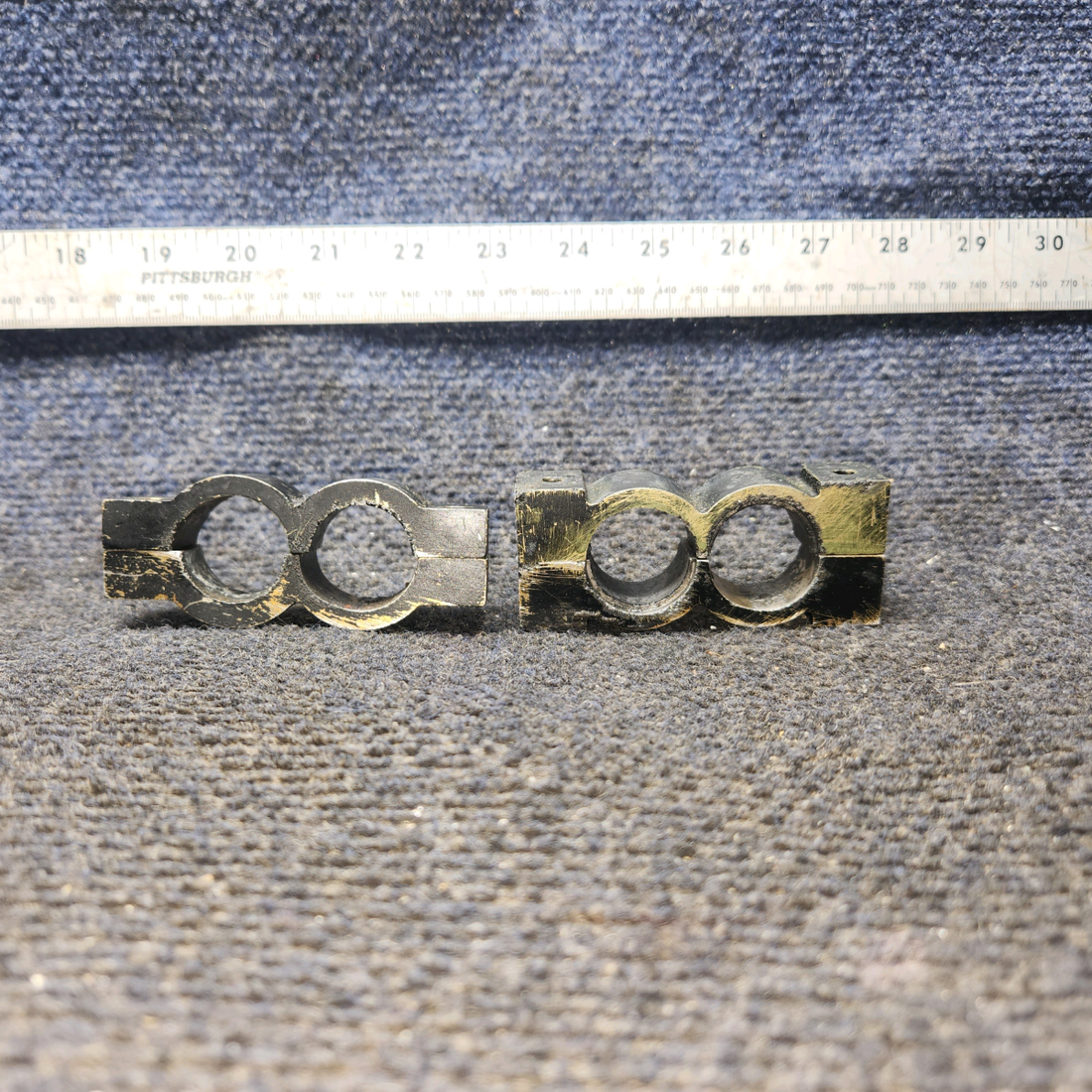 Used aircraft parts for sale, S1675-1 Cessna 172E Rudder Pedal Torque Tube Bearing, Set of 2
