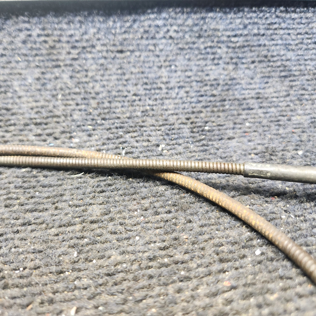 Used aircraft parts for sale, S1239-15 Cessna 172E Cabin Heat Control Cable (Length: 47")