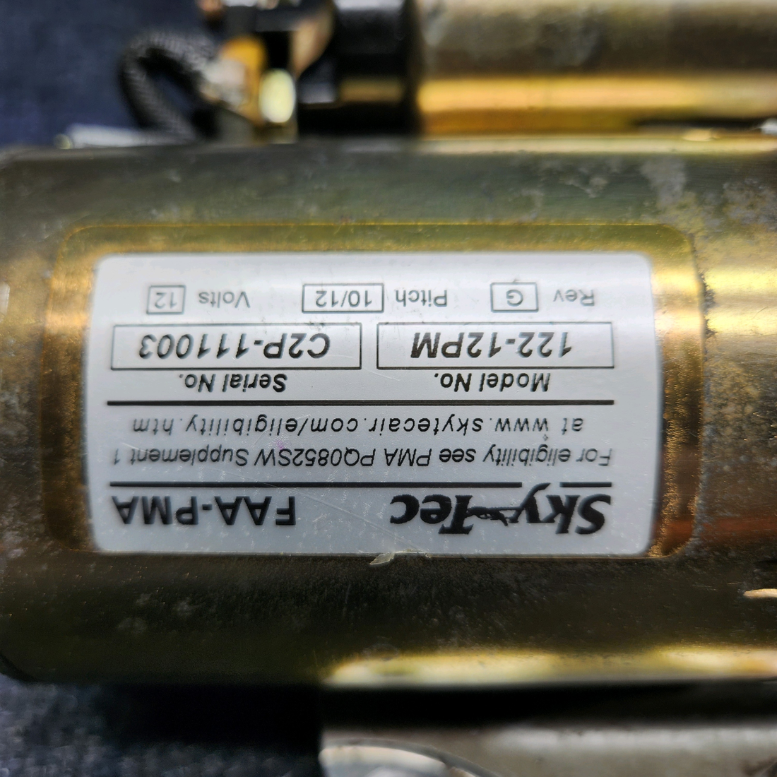 Used aircraft parts for sale, 22-12PM Sky-Tec  [part_model] PIPER PA28-140 SKY-TEC STARTER ASSEMBLY- LYCOMING
