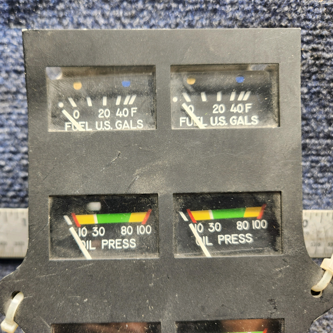 Used aircraft parts for sale, 39569-003 Rochester Gauges Piper PA34-220T Intrument Gauge Cluster (12V)