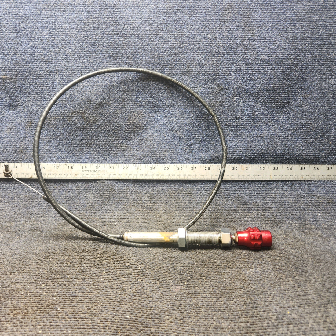 Used aircraft parts for sale, 35-944022 BEECHCRAFT F35 Mixture Control Cable – 54" Length