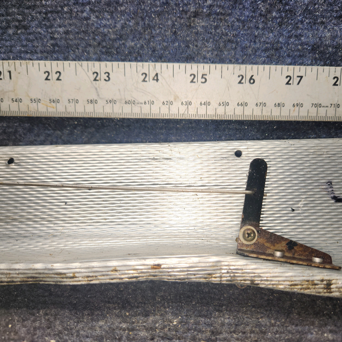 Used aircraft parts for sale, 36511-002 Piper PA28-161 Cabin Heat Duct - LH Center