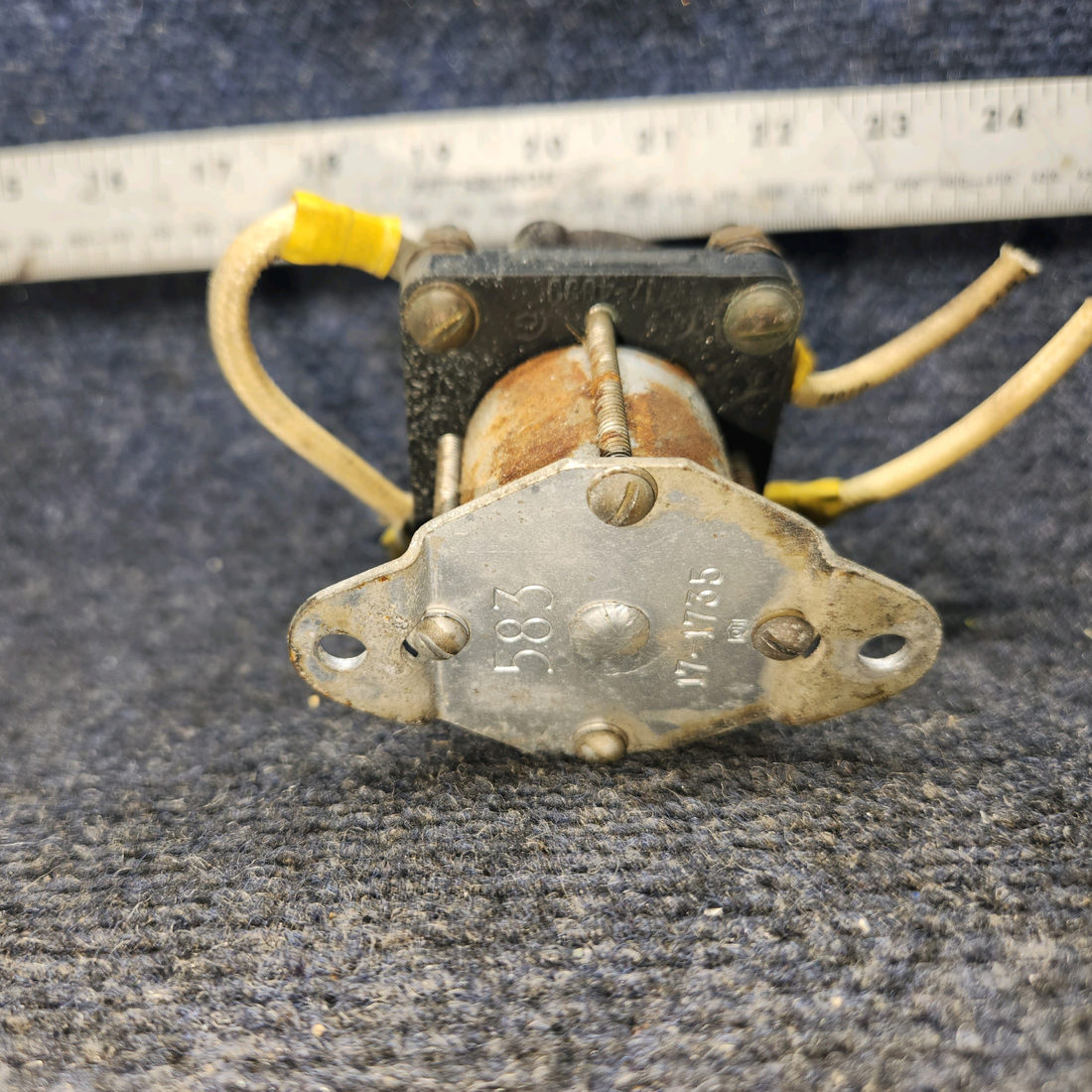 Used aircraft parts for sale, 6041H50A Beechcraft A24R Relay Solenoid 12 Volts