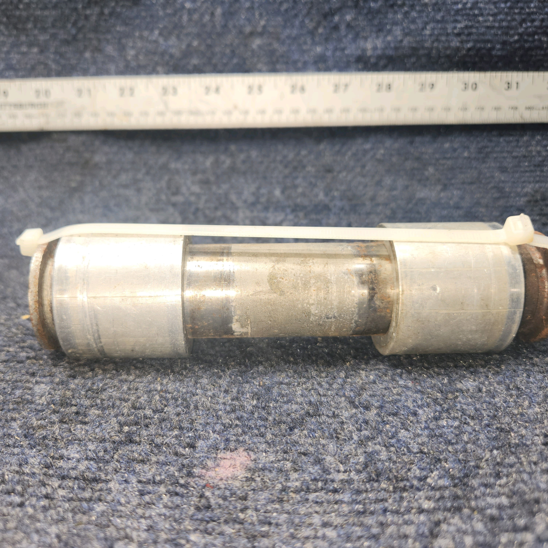 Used aircraft parts for sale, 0543000-0, 0543037-1 Cessna 172RG Nose Gear Axle tube , Spacer, Ferrule