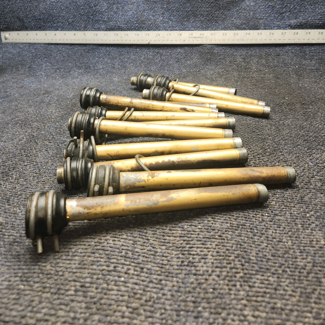 Used aircraft parts for sale, SA21284 / 21284 Continental O-300-D Cessna 172F Push Rod Housing - Set of 10