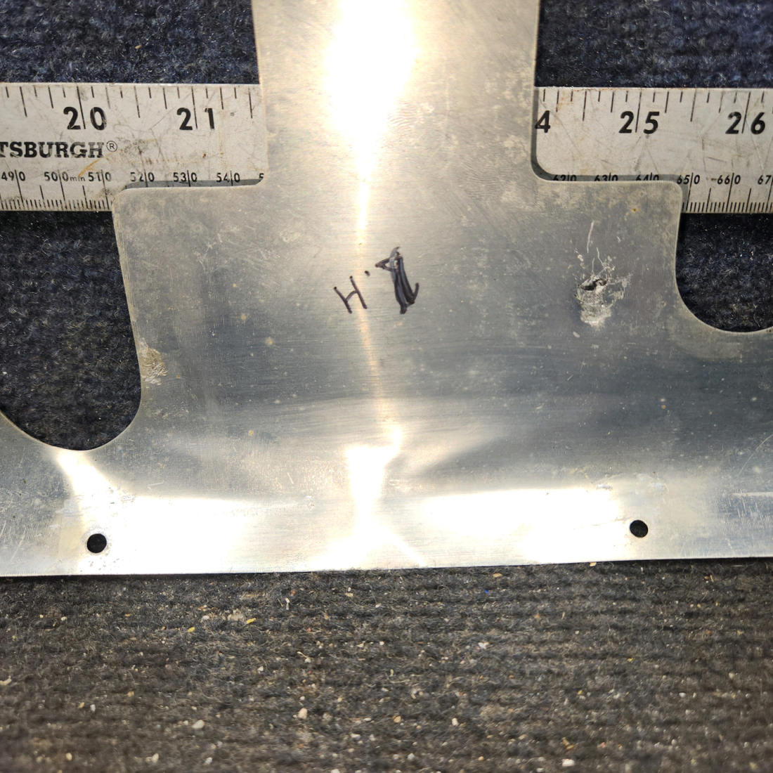 Used aircraft parts for sale, 0411599-5 cessna 150G Rudder Bar Shield - LH