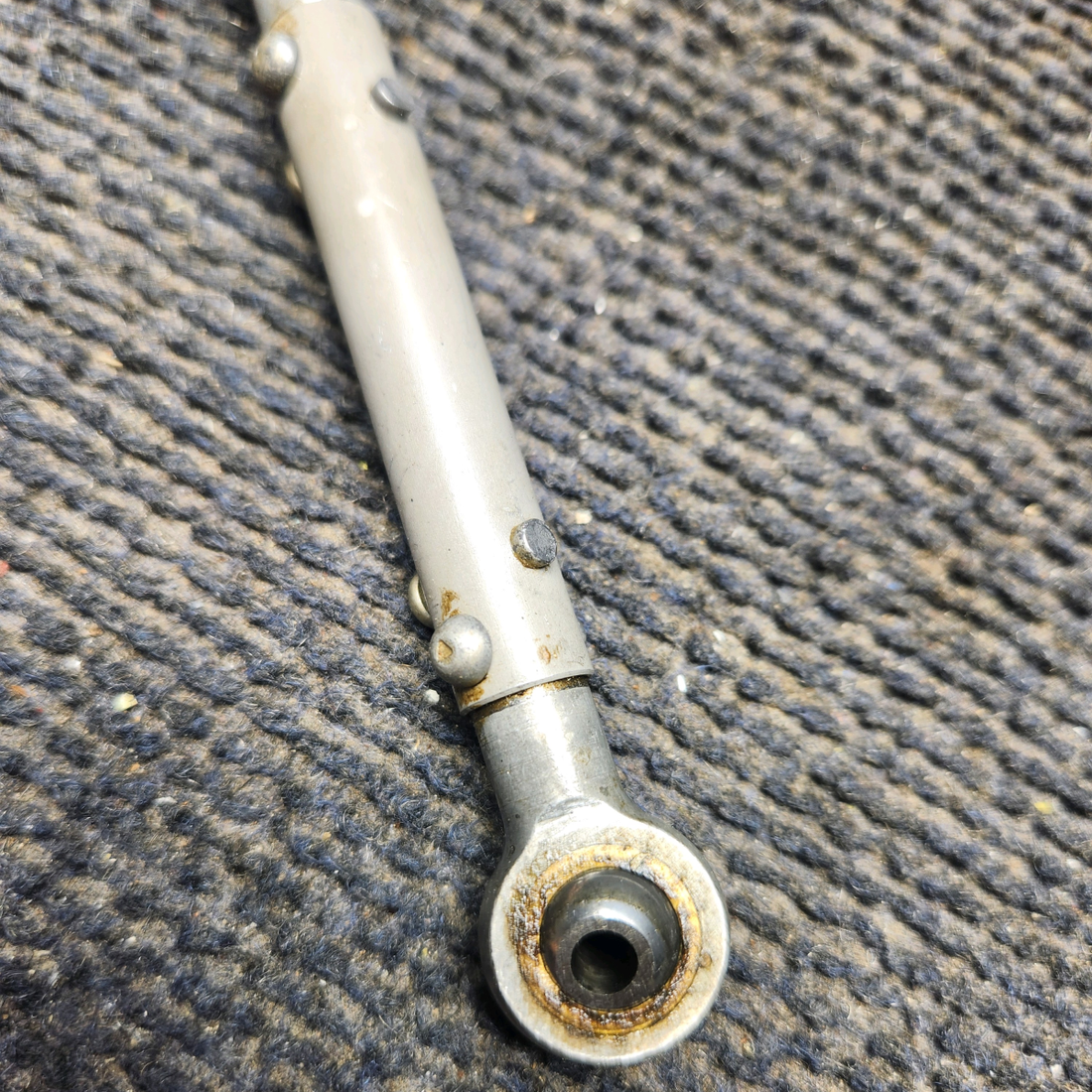 Used aircraft parts for sale, 95-524018-33 Beechcraft 35-33 Tube Rudder Pedal Push Rod