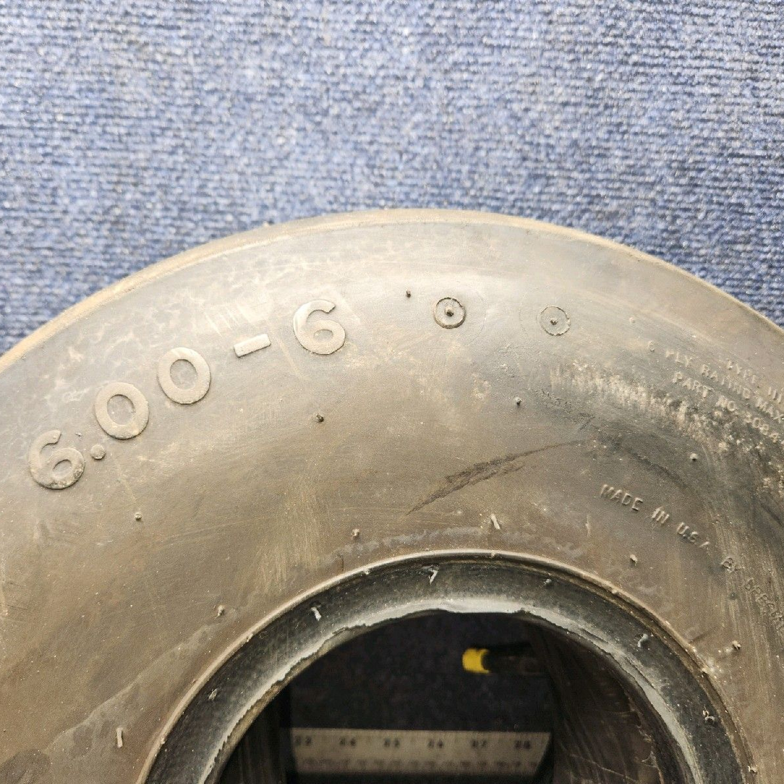 Used aircraft parts for sale, 30843 Air Hawk piper PA-28-181 6.00-6 4-Ply Type III Aircraft Tire with Tube