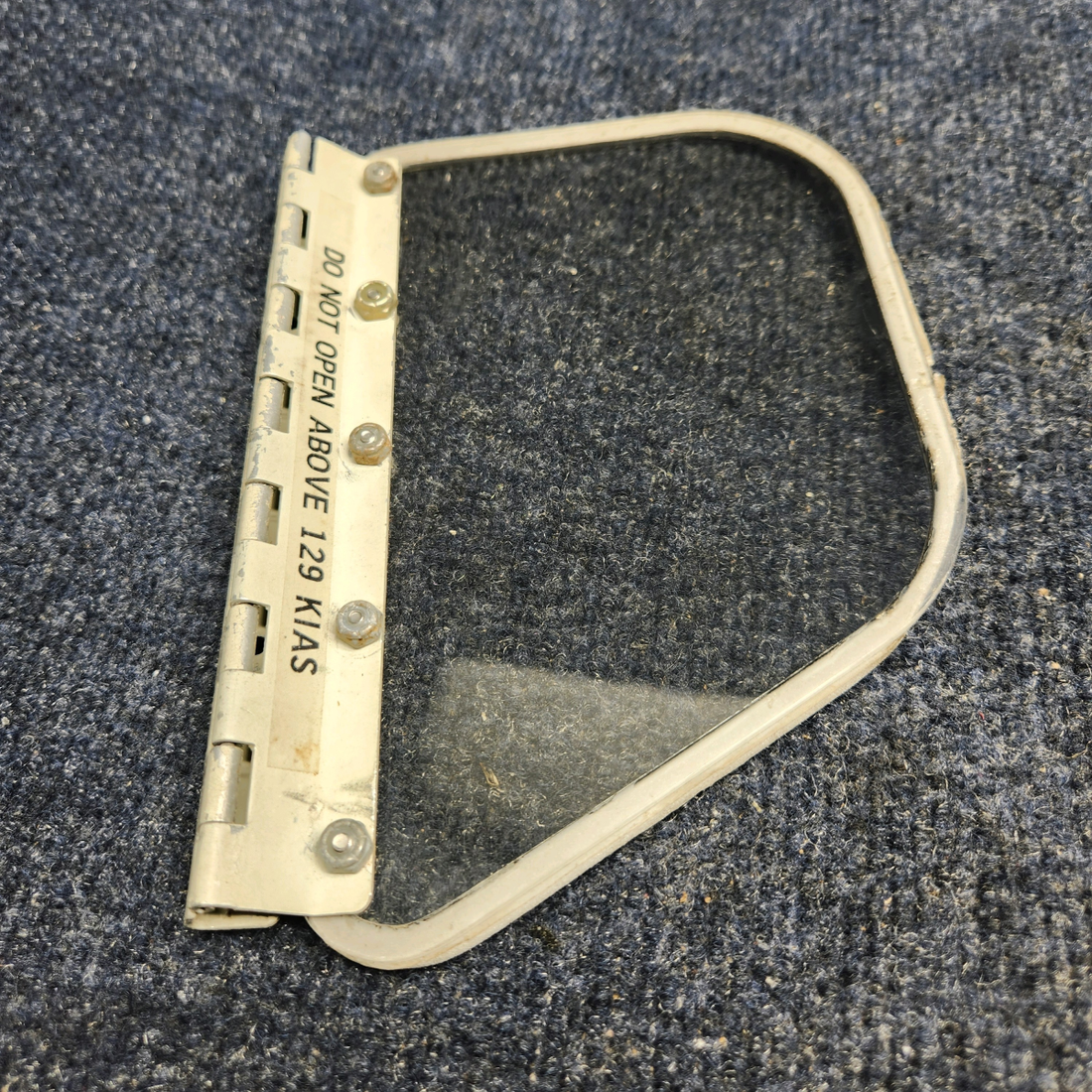 Used aircraft parts for sale, 65896-000 Piper PA32RT-300 STORM WINDOW ASSEMBLY WITH HINGE