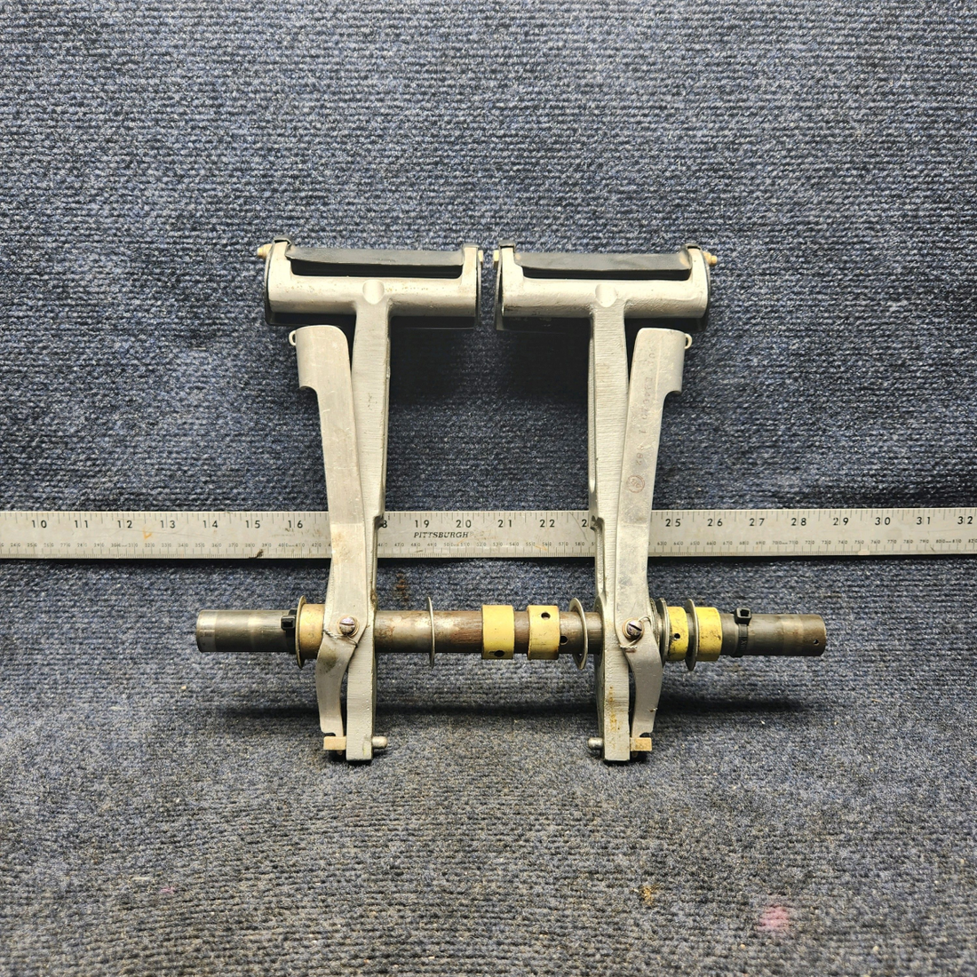 Used aircraft parts for sale, 35-524060, 35-524367-2 Beechcraft F33A COPILOT RUDDER PEDAL ASSEMBLY