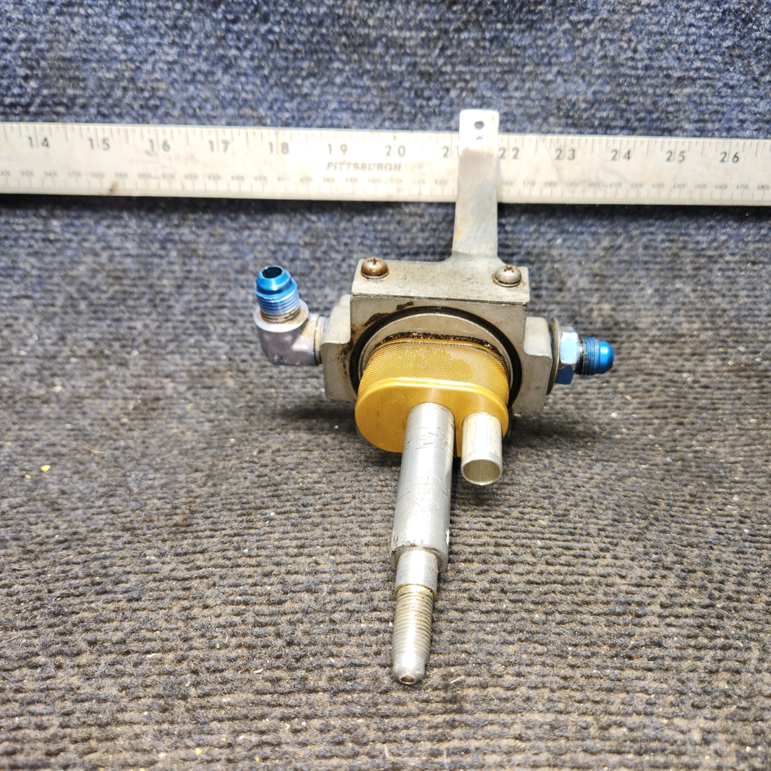 Used aircraft parts for sale, 0756005-1 cessna 150G Fuel Strainer Gascolator Assembly