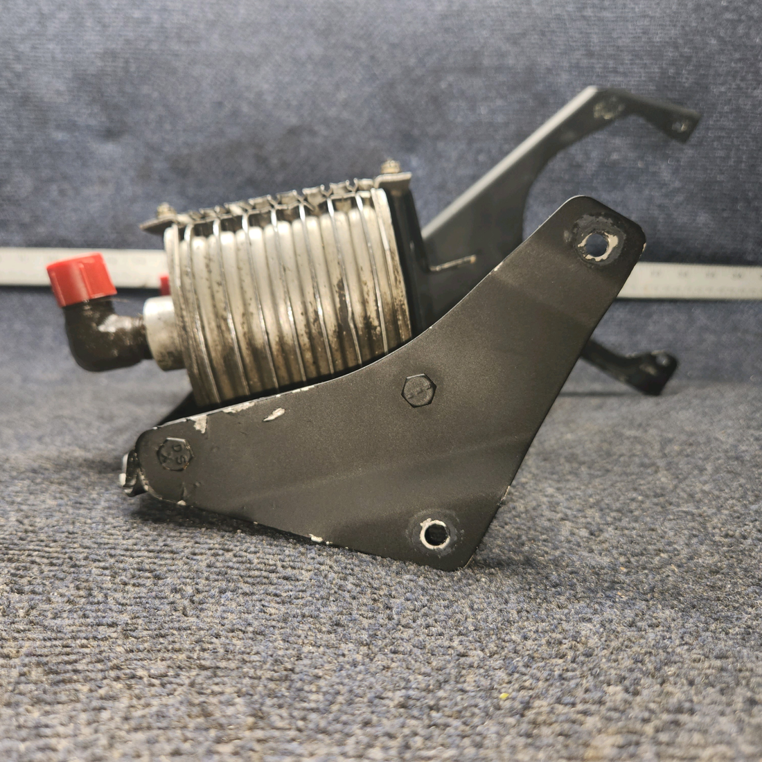 Used aircraft parts for sale, 21182-00, 21183-00, 21184-00 PIPER PA-24-250 Oil Cooler with Brackets