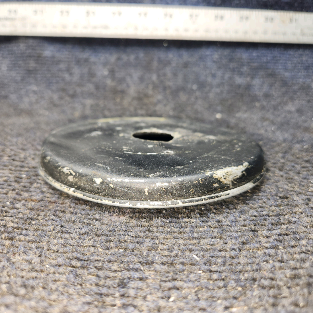 Used aircraft parts for sale, 0511198 Cessna 172 E Fuel Selector Cup with Placard