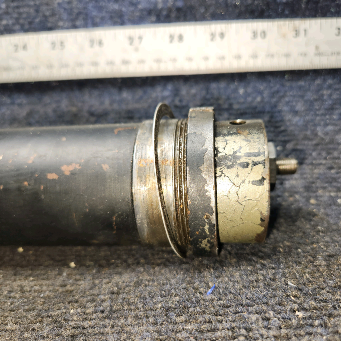 Used aircraft parts for sale, 65888-000 Piper PA-28-140 Nose Gear Outer Upper Tube Assembly