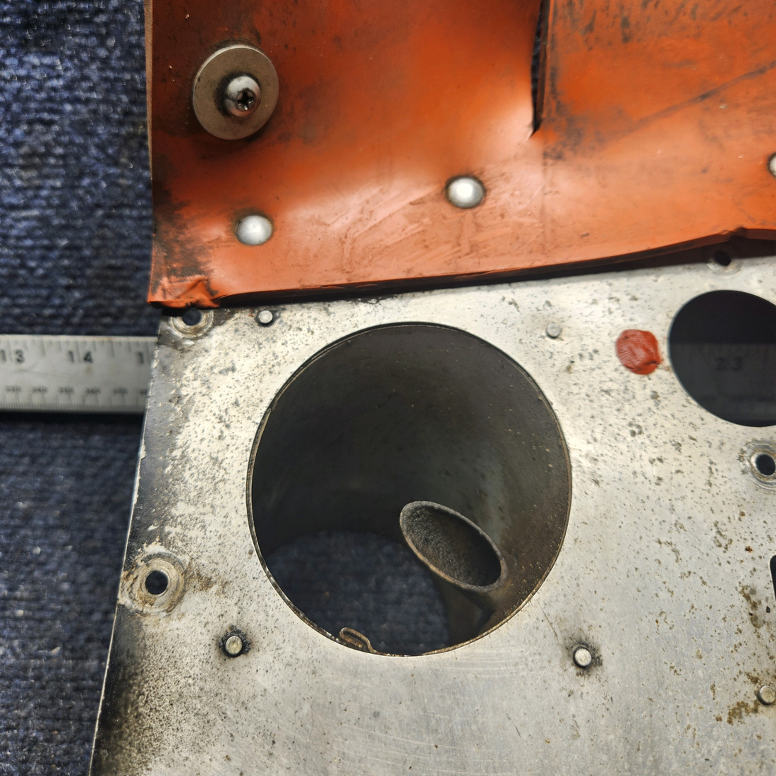 Used aircraft parts for sale, 66677-000 Lycoming O-320 Piper PA28-140 Engine Baffle - RH
