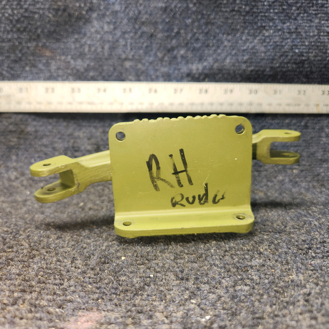 Used aircraft parts for sale, 35-524138-2 BEECHCRAFT 95-55B Rudder Pedal Bellcrank Assy  w/Base - RH