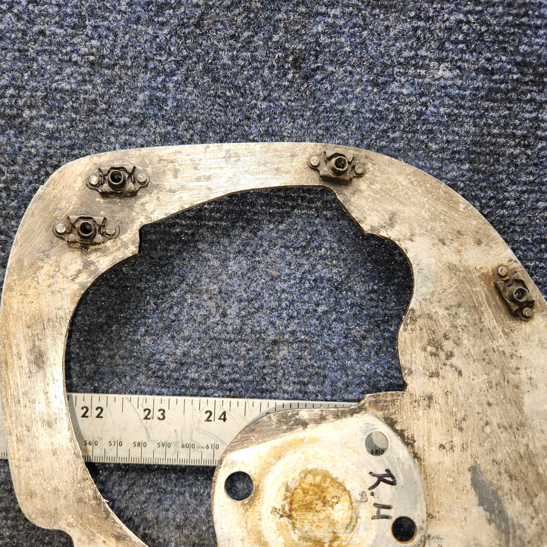 Used aircraft parts for sale, 0441143-26 Cessna 172 Wheel Fairing Plate Assembly RH