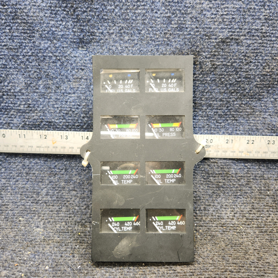 Used aircraft parts for sale, 39569-003 Rochester Gauges Piper PA34-220T Intrument Gauge Cluster (12V)