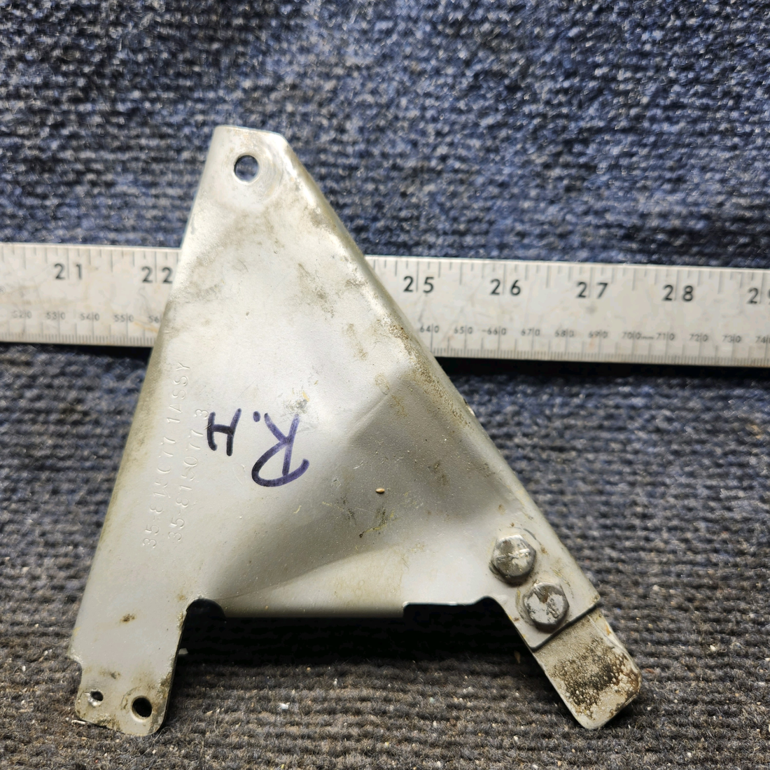 Used aircraft parts for sale, 35-815077-3 Beechcraft 35-33 Landing Gear Uplock Bracket - RH