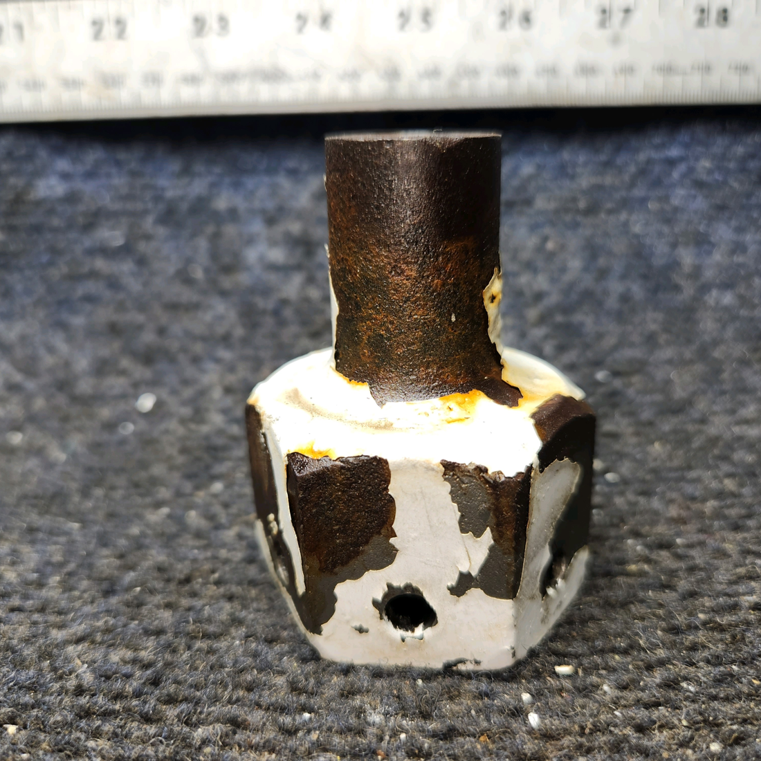 Used aircraft parts for sale, 0441130-2 Cessna 172E Main Gear Axle Fairing Nut (Steel)(Length: 2.375")