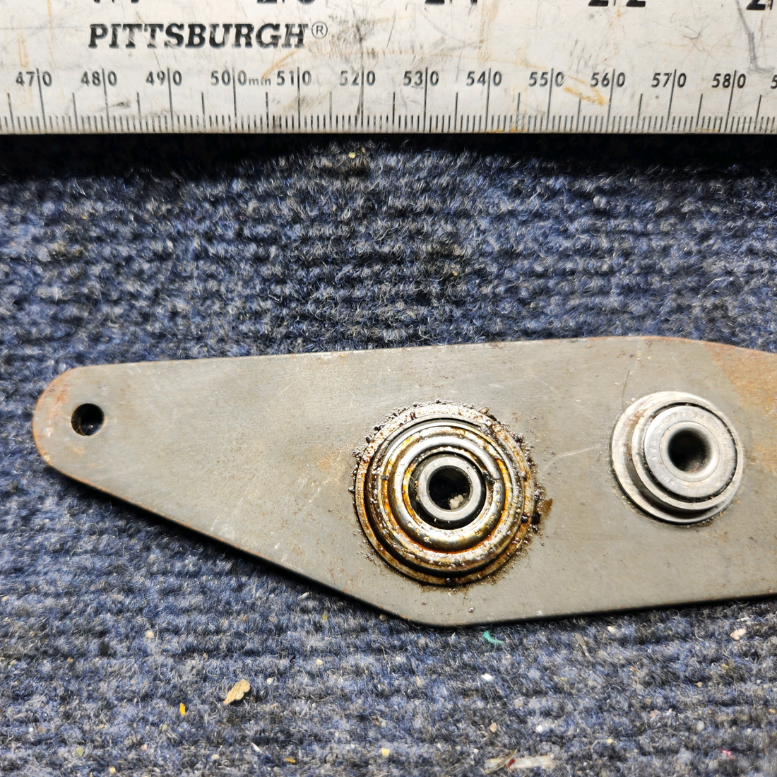 Used aircraft parts for sale, 0760675-1 Cessna 182P Bellcrank Assy Elevator Aft