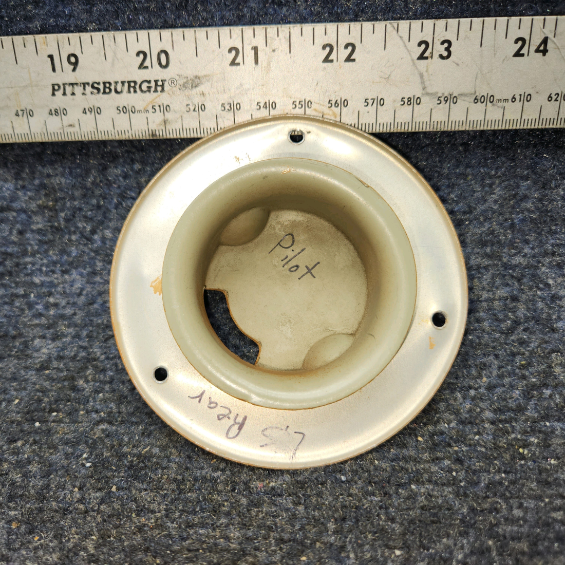 Used aircraft parts for sale, 21154-002 / 21156-000 PIPER PA-24-250 Cabin Air Ventilator Assembly W/ Plate
