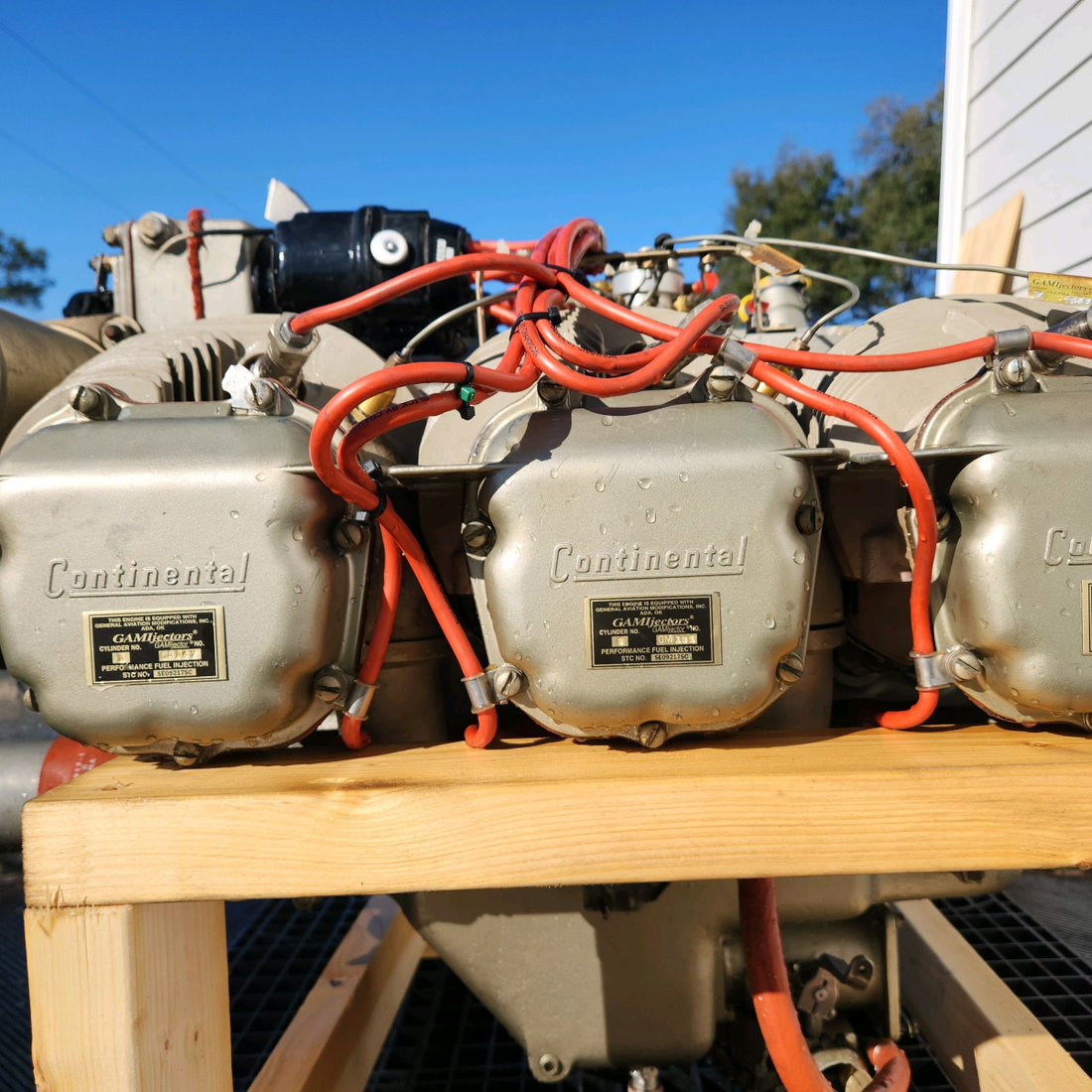 Used aircraft parts for sale, IO-470-J Continental IO-470 Beechcraft 35-33 Aircraft Engine