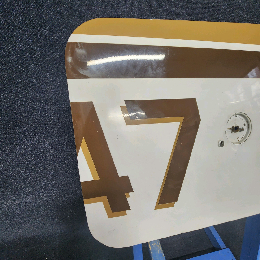 Used aircraft parts for sale, 002-430077-1 Beechcraft F33A LARGE BAGGAGE DOOR STRUCTURE