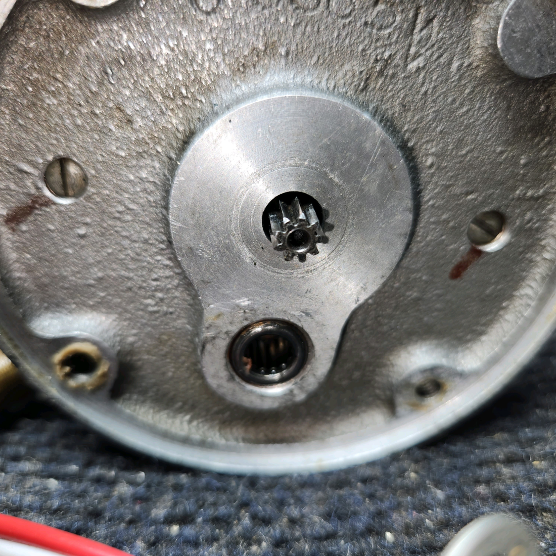 Used aircraft parts for sale, 35-380094-3 Lamb Electric BEECHCRAFT F35 Landing Gear Retract Motor (12v)