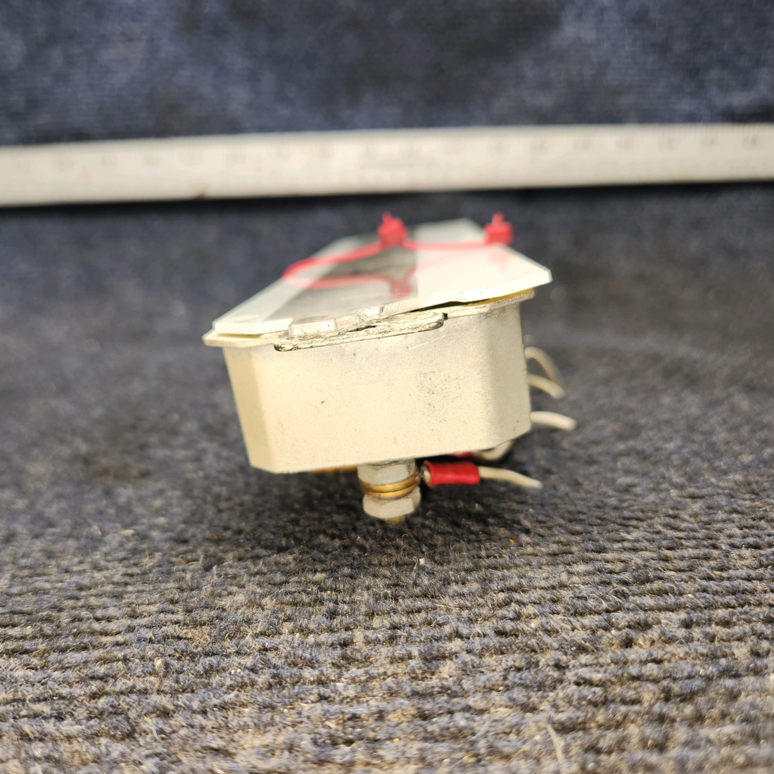 Used aircraft parts for sale, 95241-017 Piper PA28-140 Engine Gauge Cluster Assembly (Cover Damaged)