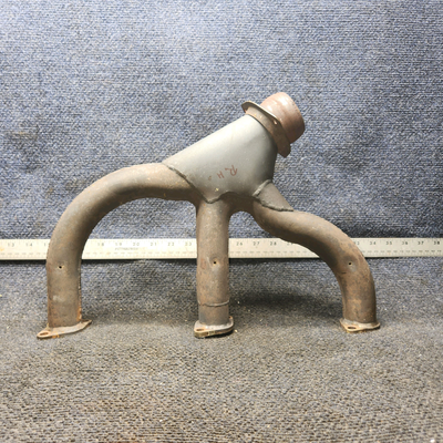 Used aircraft parts for sale, 35-950116 Beechcraft 35-33 Exhaust Stack with EGT Holes – RH