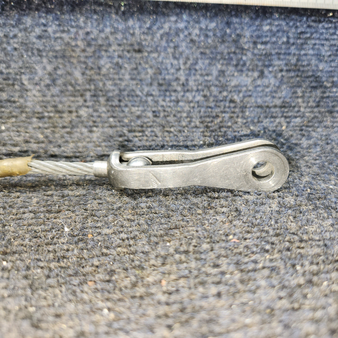 Used aircraft parts for sale, 96908-000 Piper PA32RT-300 Seat Belt Attach Cable Assembly