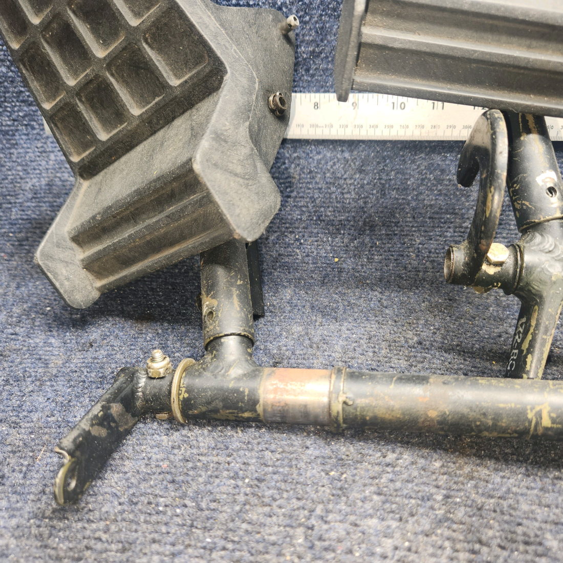 Used aircraft parts for sale, 2467001-2, 2467001-1 Cessna C172RG Rudder Bar and Pedal Set –LH/RH