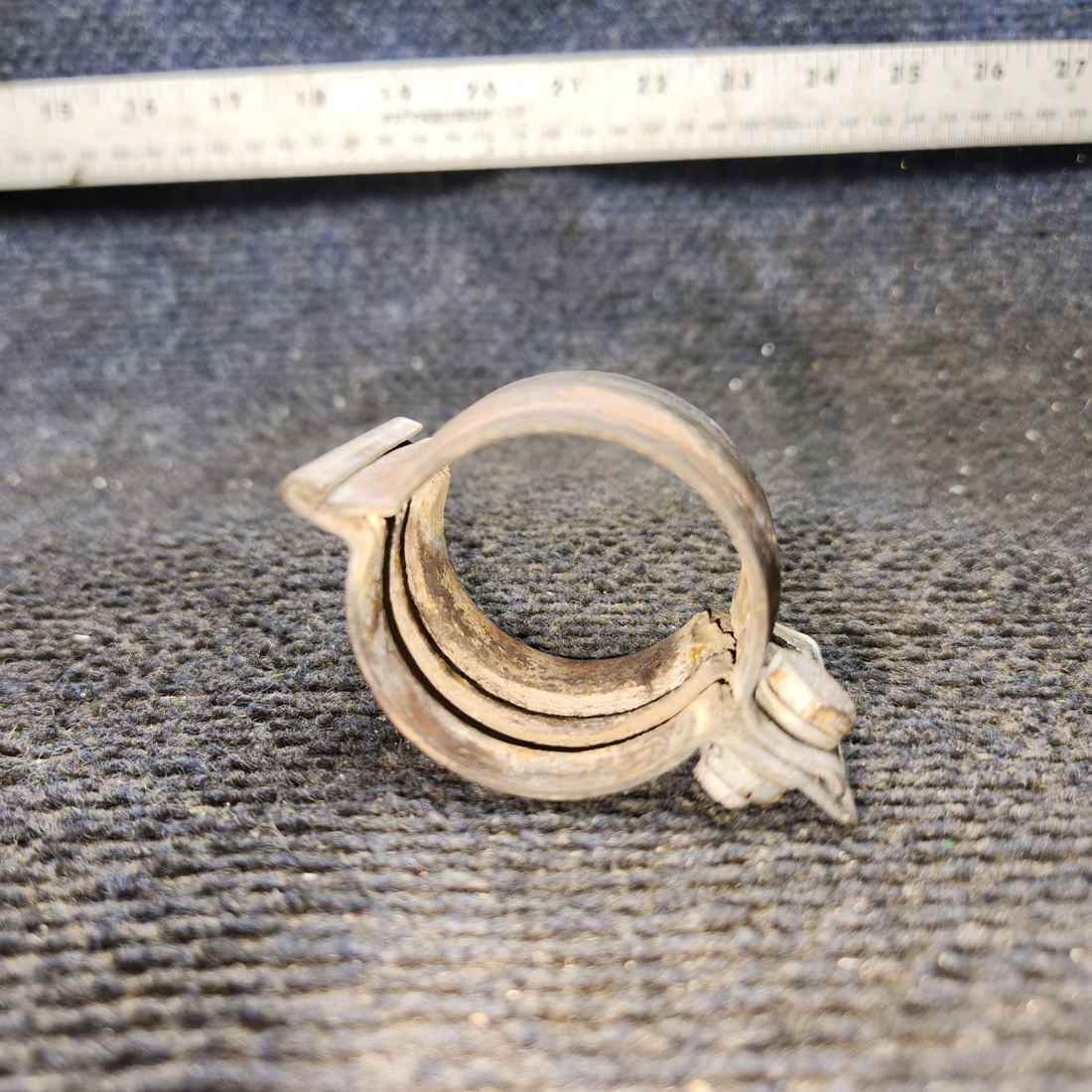 Used aircraft parts for sale, 0550176-50 Cessna 172E Exhaust Clamp Assy