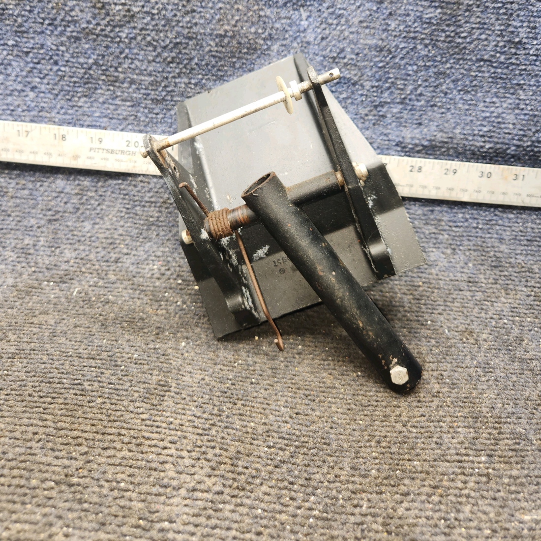 Used aircraft parts for sale, 1460320-1, 0411307, 1460505-1 Cessna 172F Rudder Pedal Spring & Arm