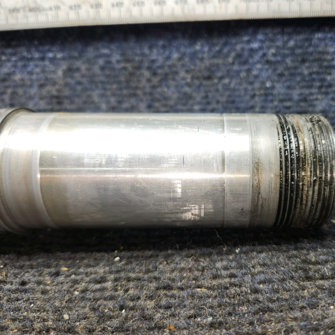 Used aircraft parts for sale, 0541124 Cessna 172E Main Landing Gear Aluminum Axle