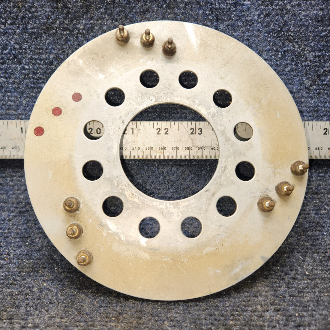 Used aircraft parts for sale, D40106 Cessna T210 Propeller De-Ice Slip Ring Assy 28V