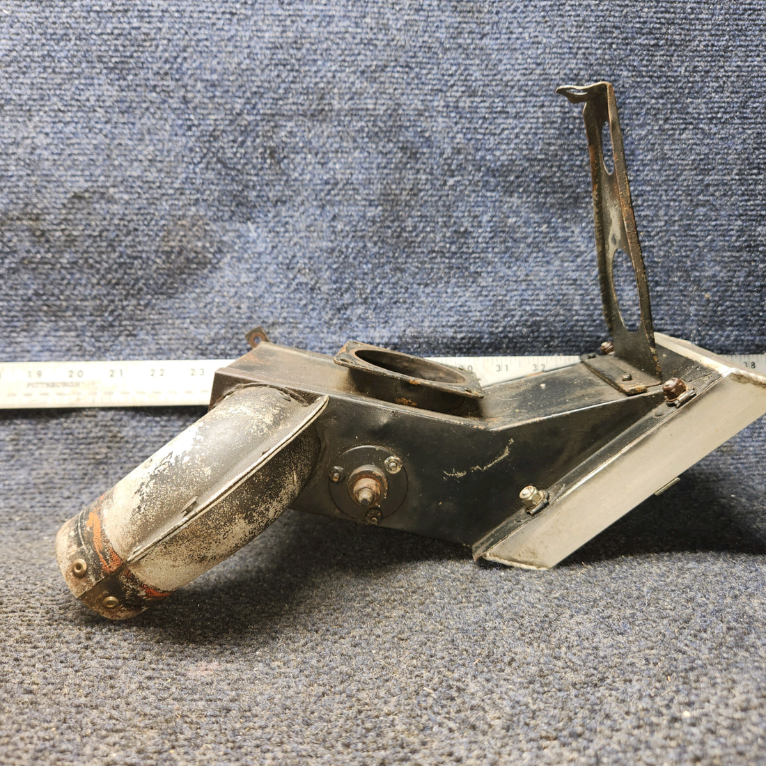 Used aircraft parts for sale, 628122 Continental O-200 Cessna C-150J Carburetor Air Intake Housing (Airbox)