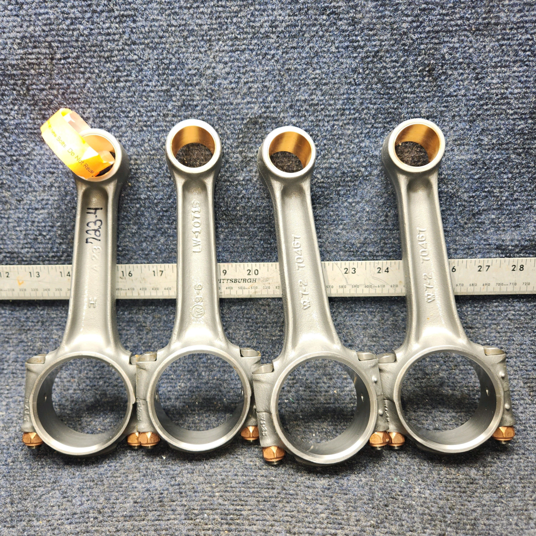 Used aircraft parts for sale, 78030 Lycomoing O-320 CESSNA 172K Connection Rod set of 4 With 8130
