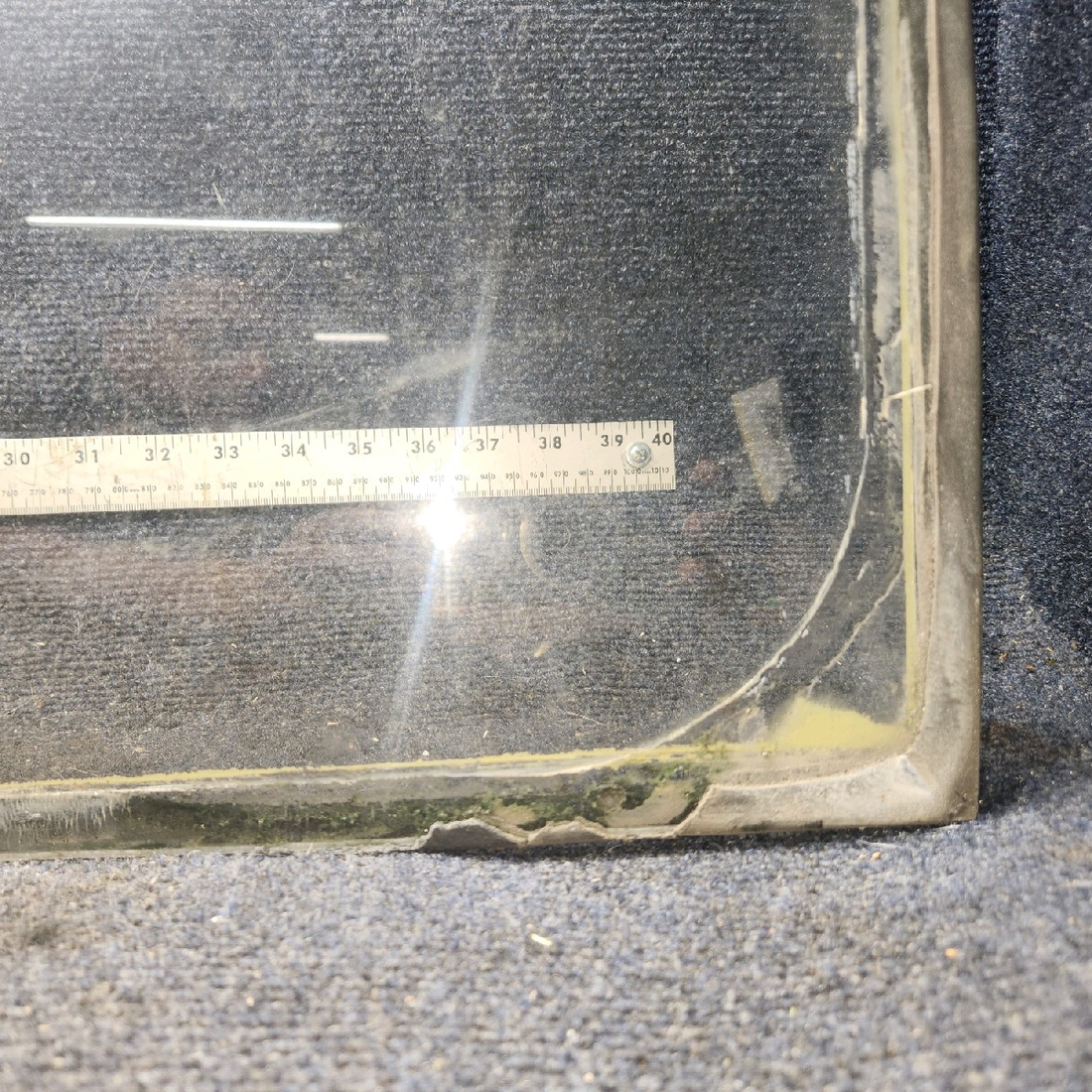 Used aircraft parts for sale, 65826-005, 65896-000 piper PA-28-181 Front Window w/ Storm Window - LH