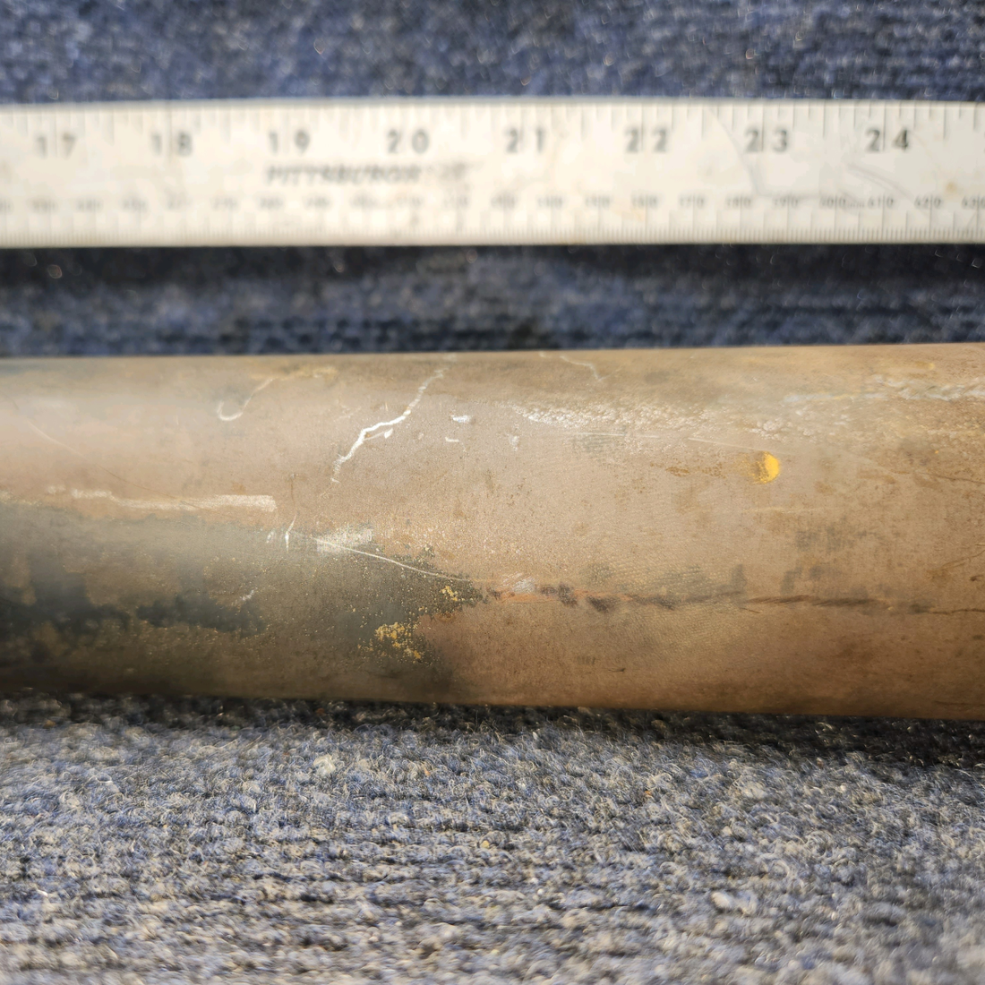 Used aircraft parts for sale, 63666-002 Piper PA28-140 Exhaust Tailpipe