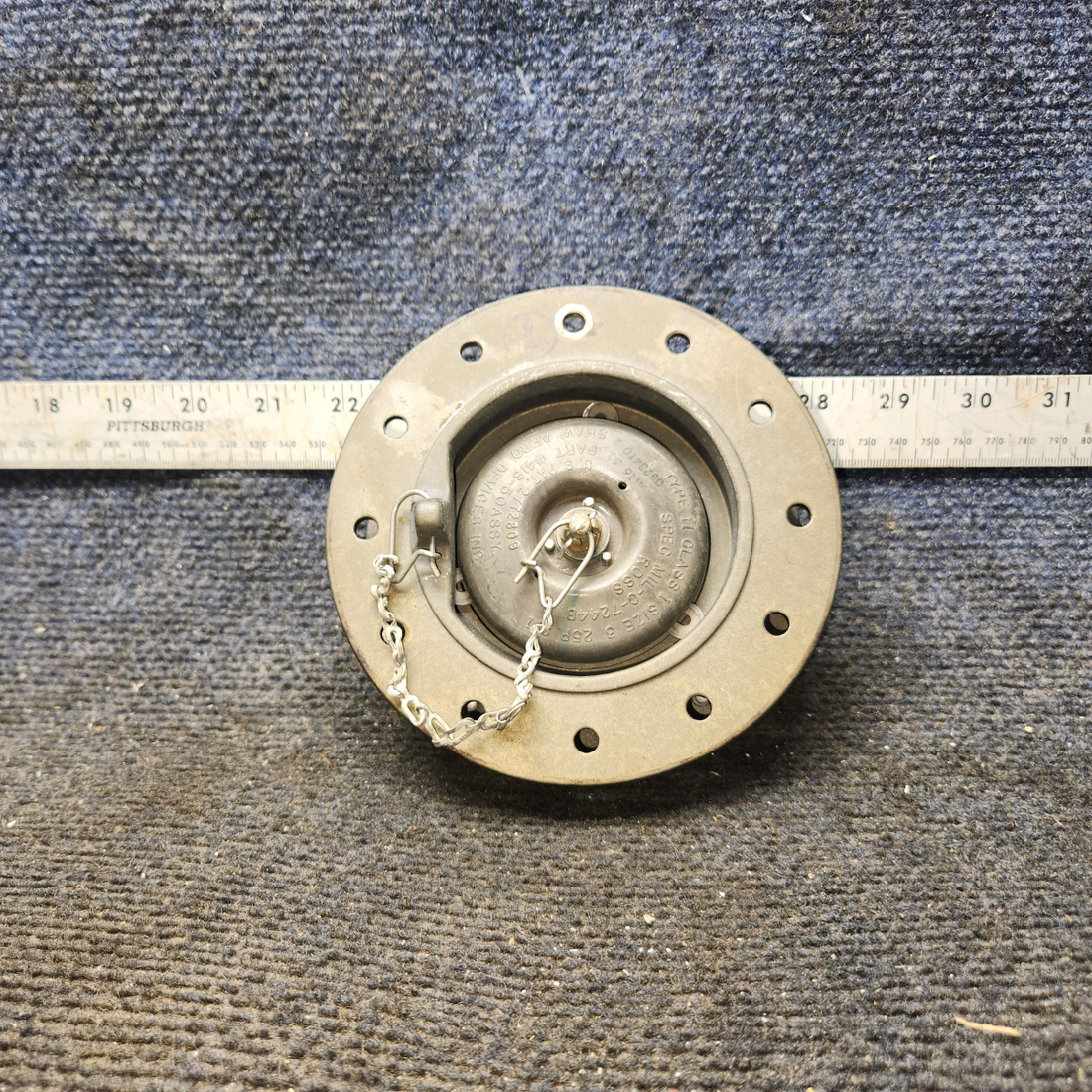 Used aircraft parts for sale, 416-85, 45-921544 Beechcraft 35-33 Fuel Cap Assembly with Adapter