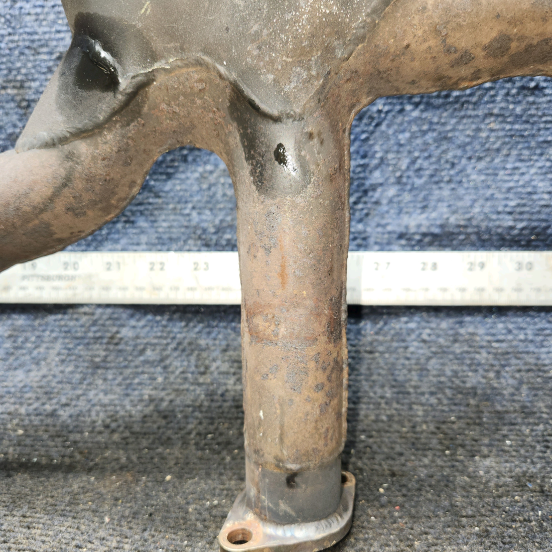 Used aircraft parts for sale, 35-950116 Beechcraft 35-33 Exhaust Stack with EGT Holes – RH