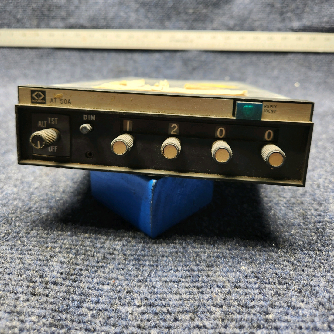 Used aircraft parts for sale, AT50A Narco BEECHCRAFT 95-55B TRANSPONDER NO RACK AND CONNECTOR